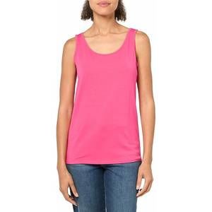 NEW MULTIPLES cotton spandex layering tank top in bright pink